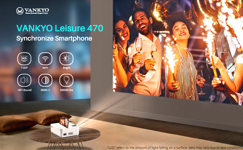 Máy chiếu mini HD Vankyo Leisure 470