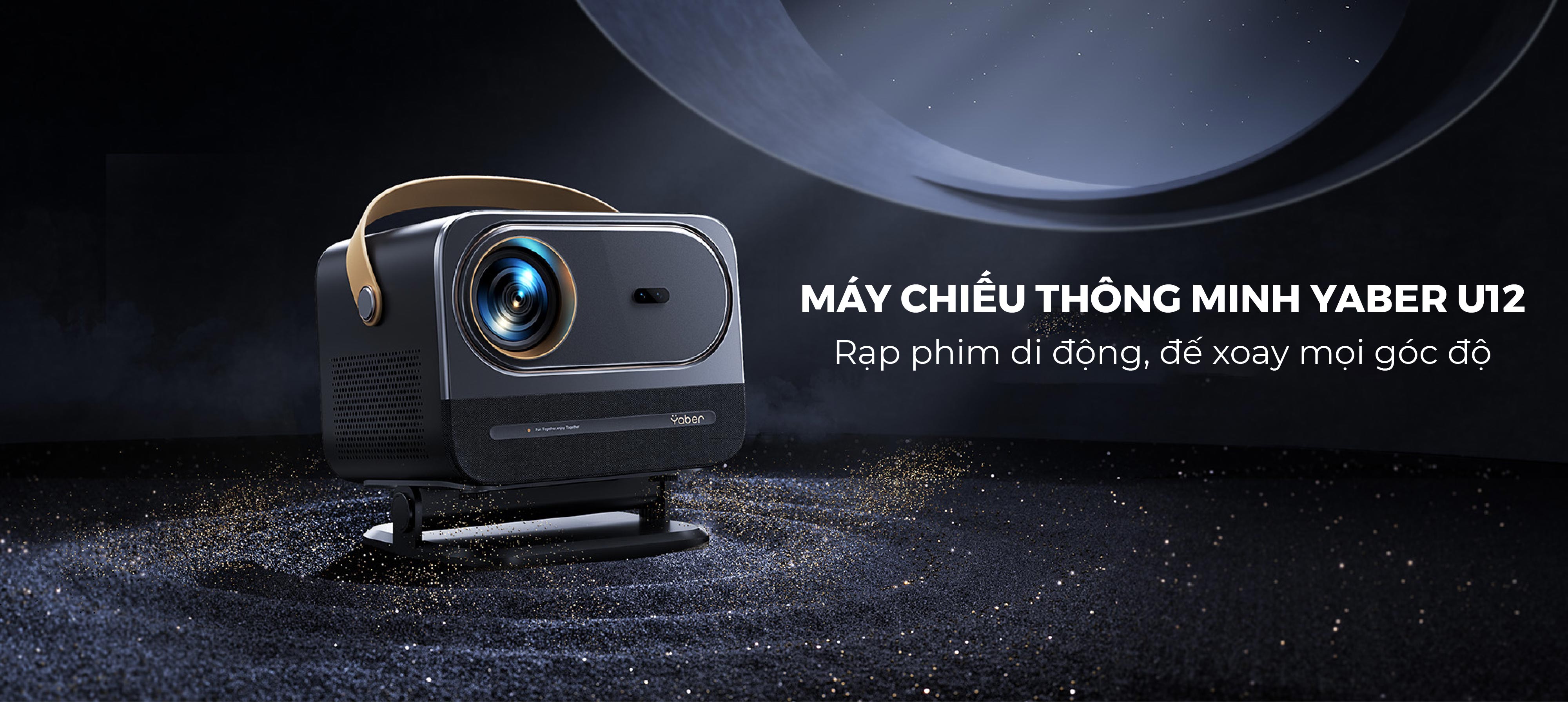 Máy chiếu mini thông minh Yaber U12 - Máy chiếu xem phim đẳng cấp