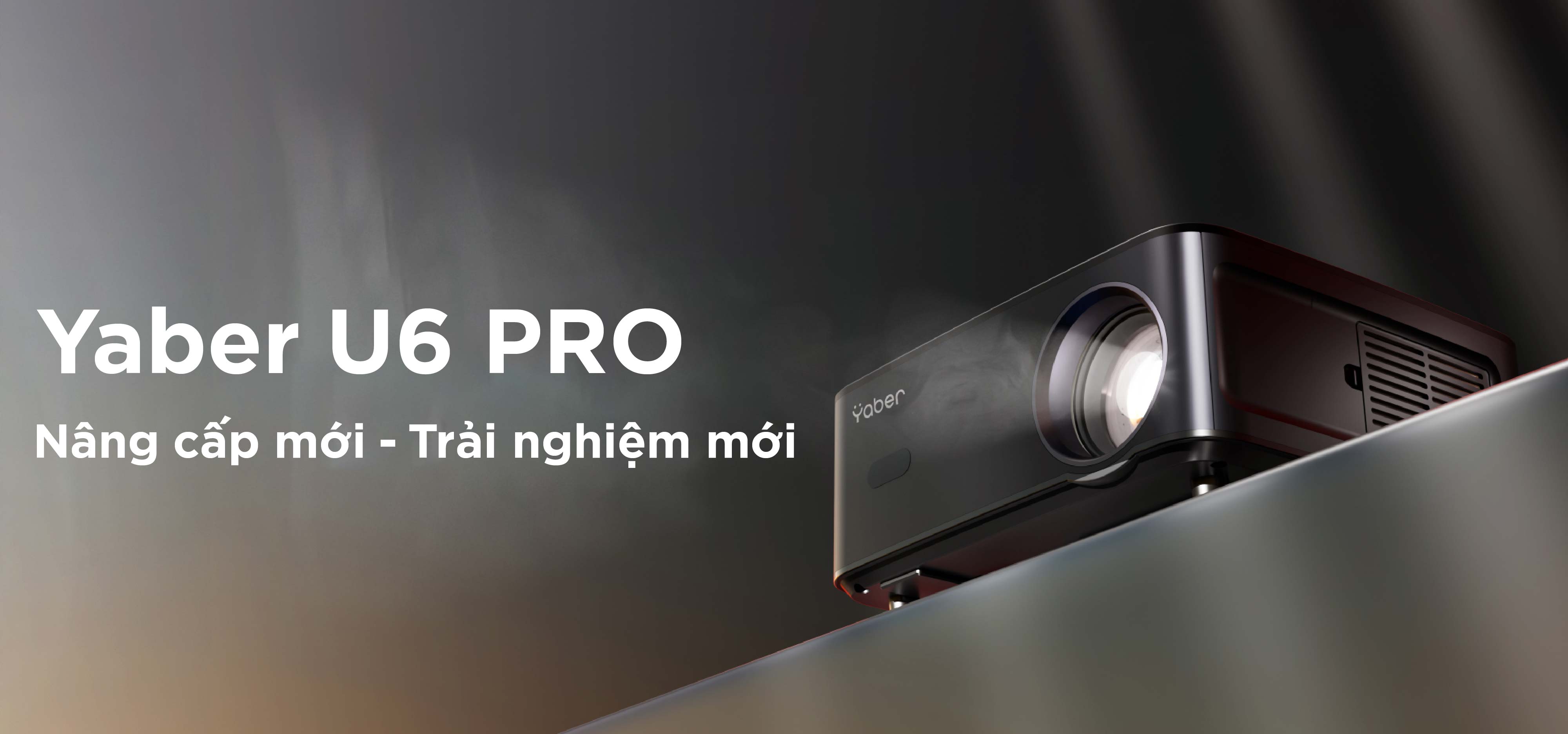 Máy chiếu mini thông minh Yaber U6 Pro Full HD 4K Độ sáng cao Auto-Focus Auto-Keystone