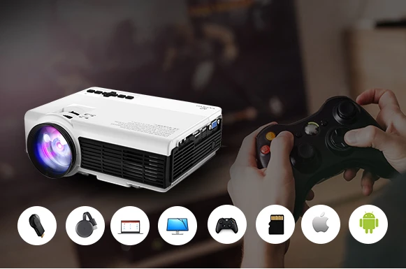 máy chiếu Vankyo Leisure 3W các cổng kết nối